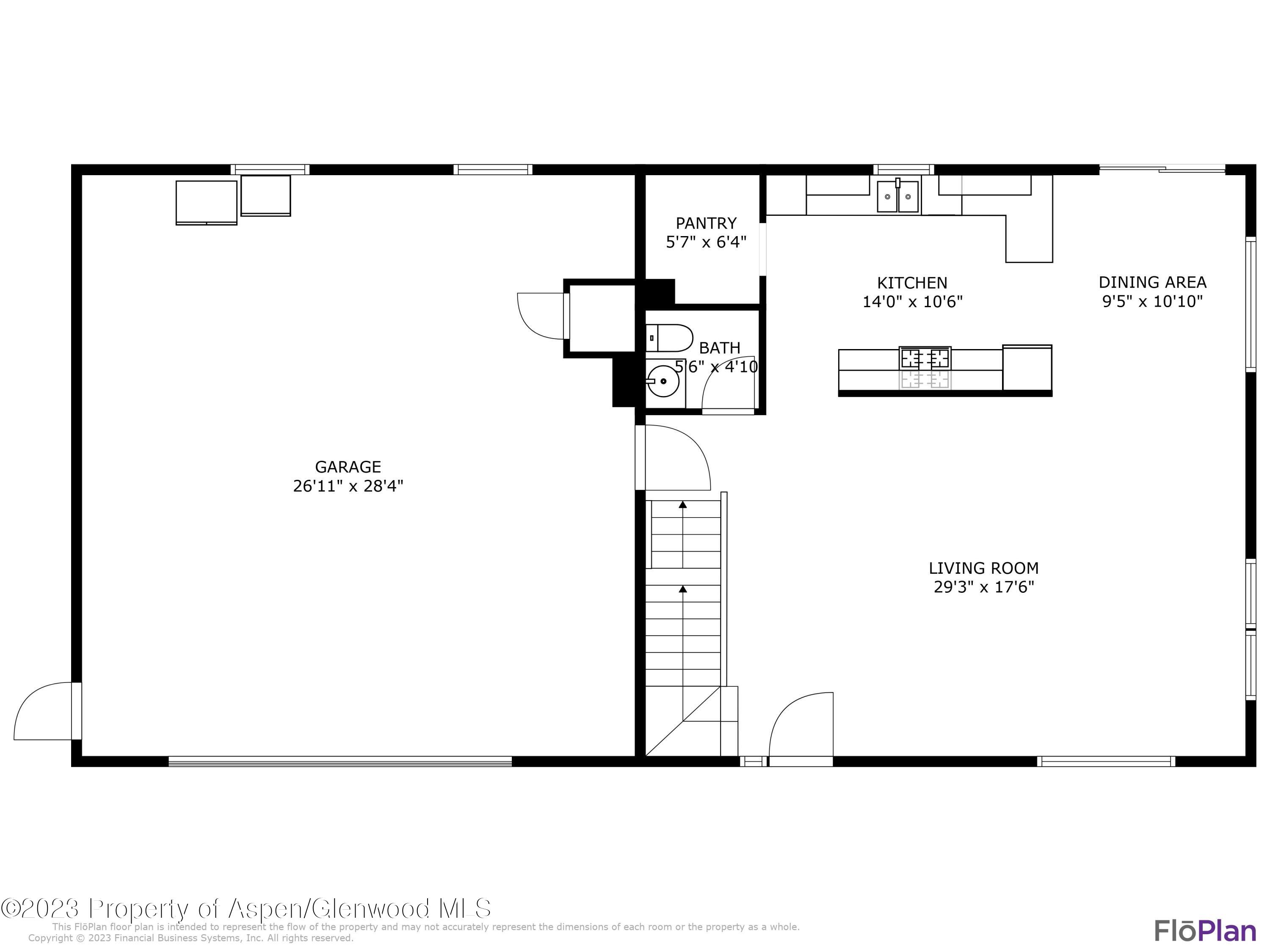 1450 Mountain View Road Meeker, CO 81641 - Photo 42 of 43 by_floor_with_dimensions_jpg_1