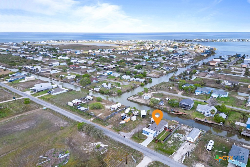 239 Allen M Parks Drive Rockport, TX 78382 - Photo 27 of 29 an aerial view of city and green space