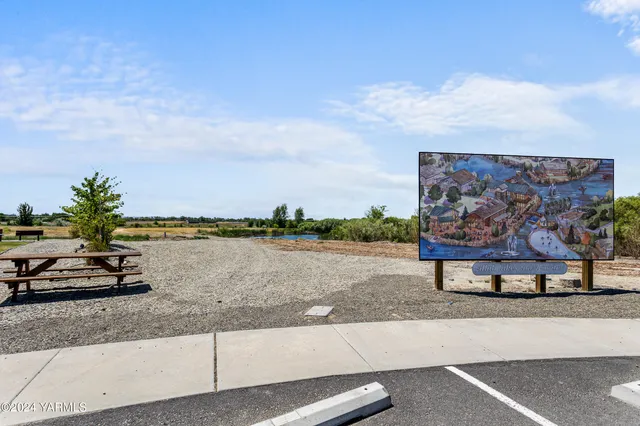 a view of a terrace with a bench