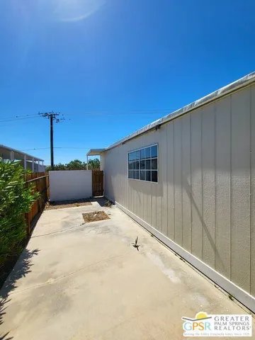 a backyard of a house
