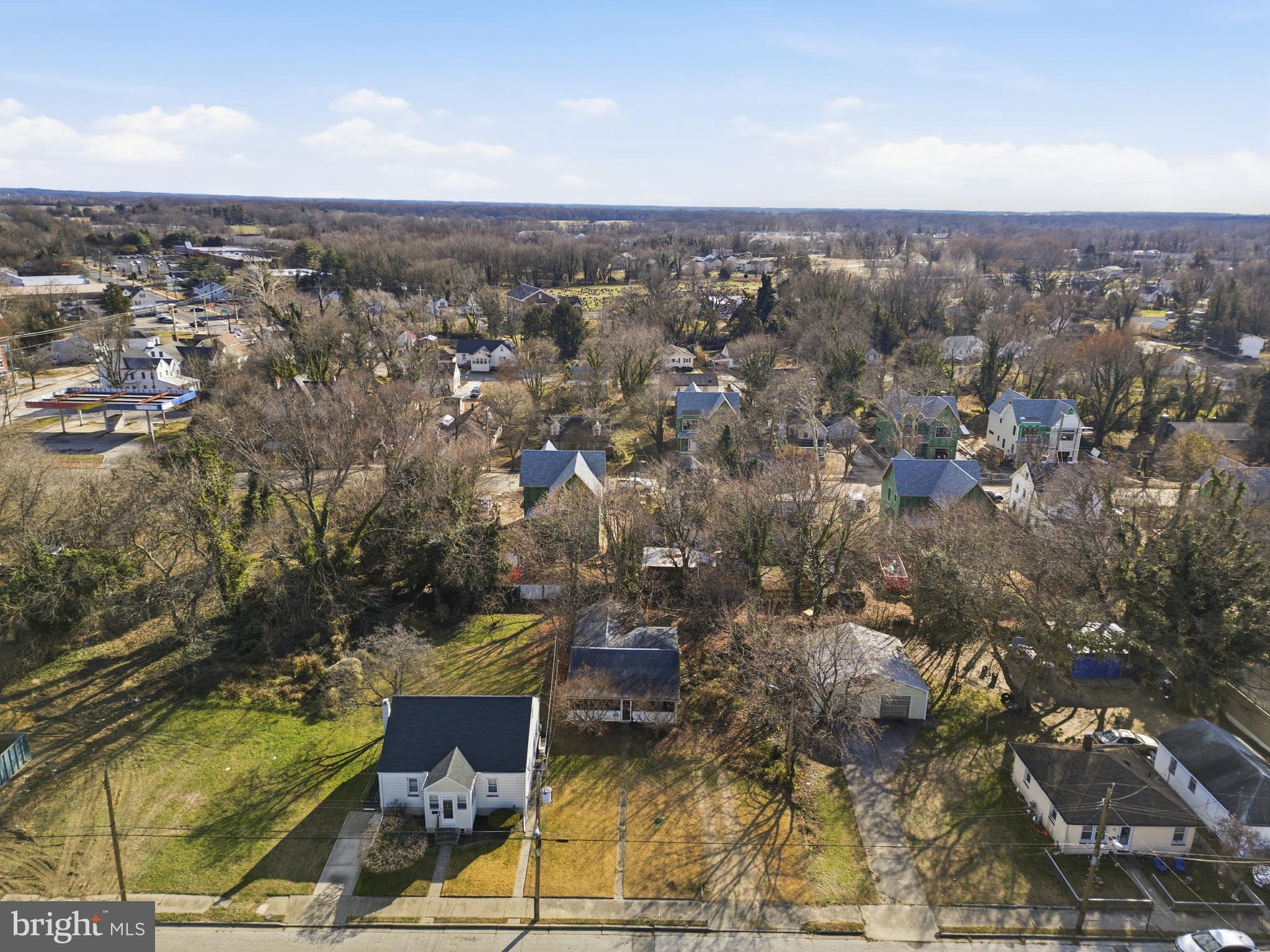 24 Elm Street Salem, NJ 08079 - Photo 25 of 28 an aerial view of a residential houses with outdoor space and trees