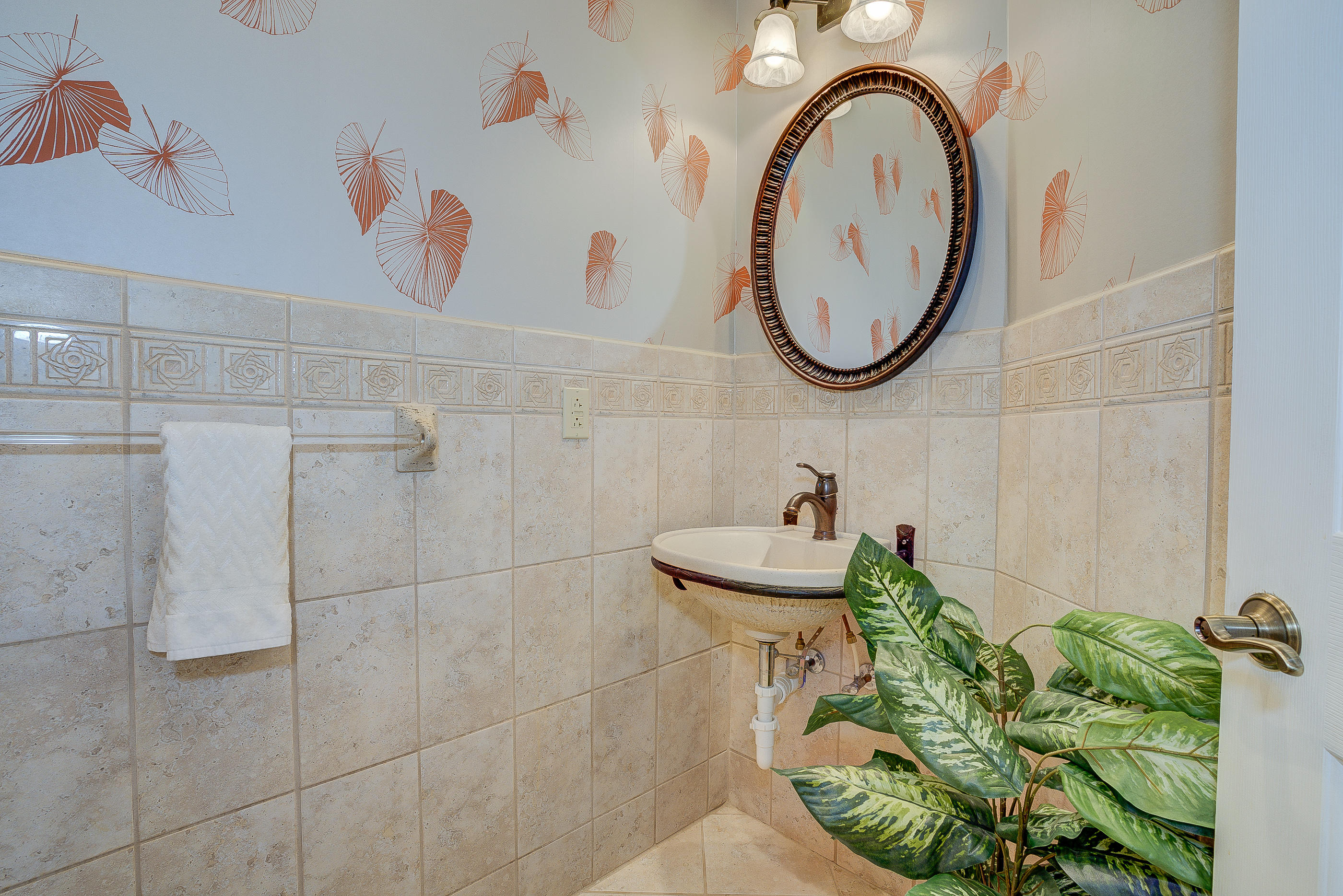 2851 New Ridge Road Elliston, VA 24087 - Photo 14 of 58 a bathroom with a sink and a mirror