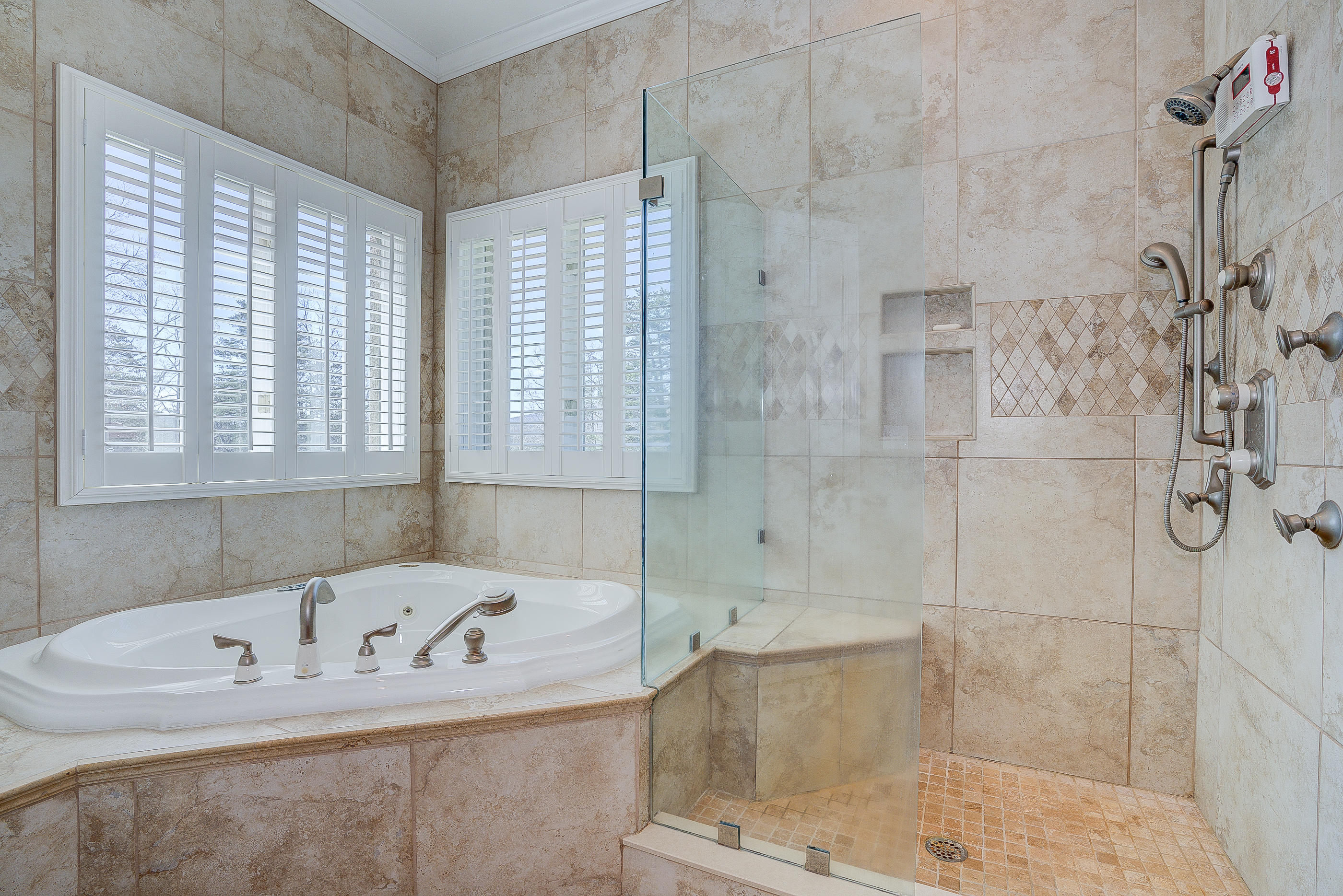 2851 New Ridge Road Elliston, VA 24087 - Photo 28 of 58 a bathroom with shower and a bathtub