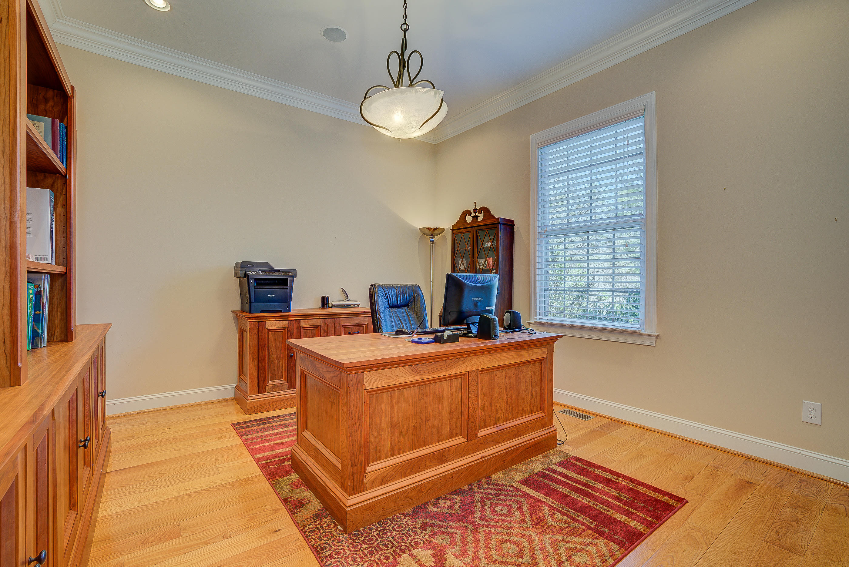 2851 New Ridge Road Elliston, VA 24087 - Photo 30 of 58 a view of a workspace with furniture and a window