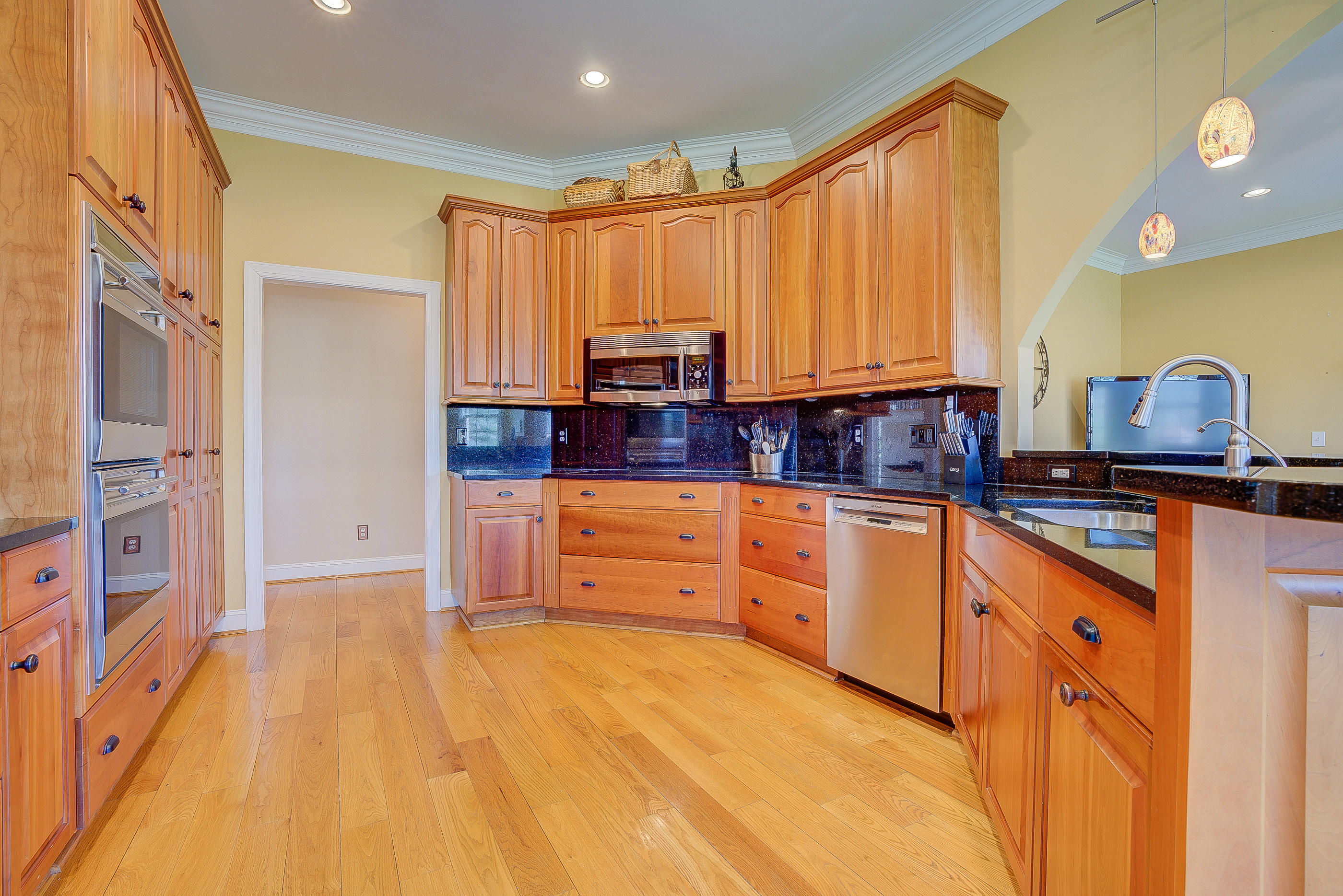 2851 New Ridge Road Elliston, VA 24087 - Photo 4 of 58 a kitchen with stainless steel appliances a refrigerator sink and cabinets
