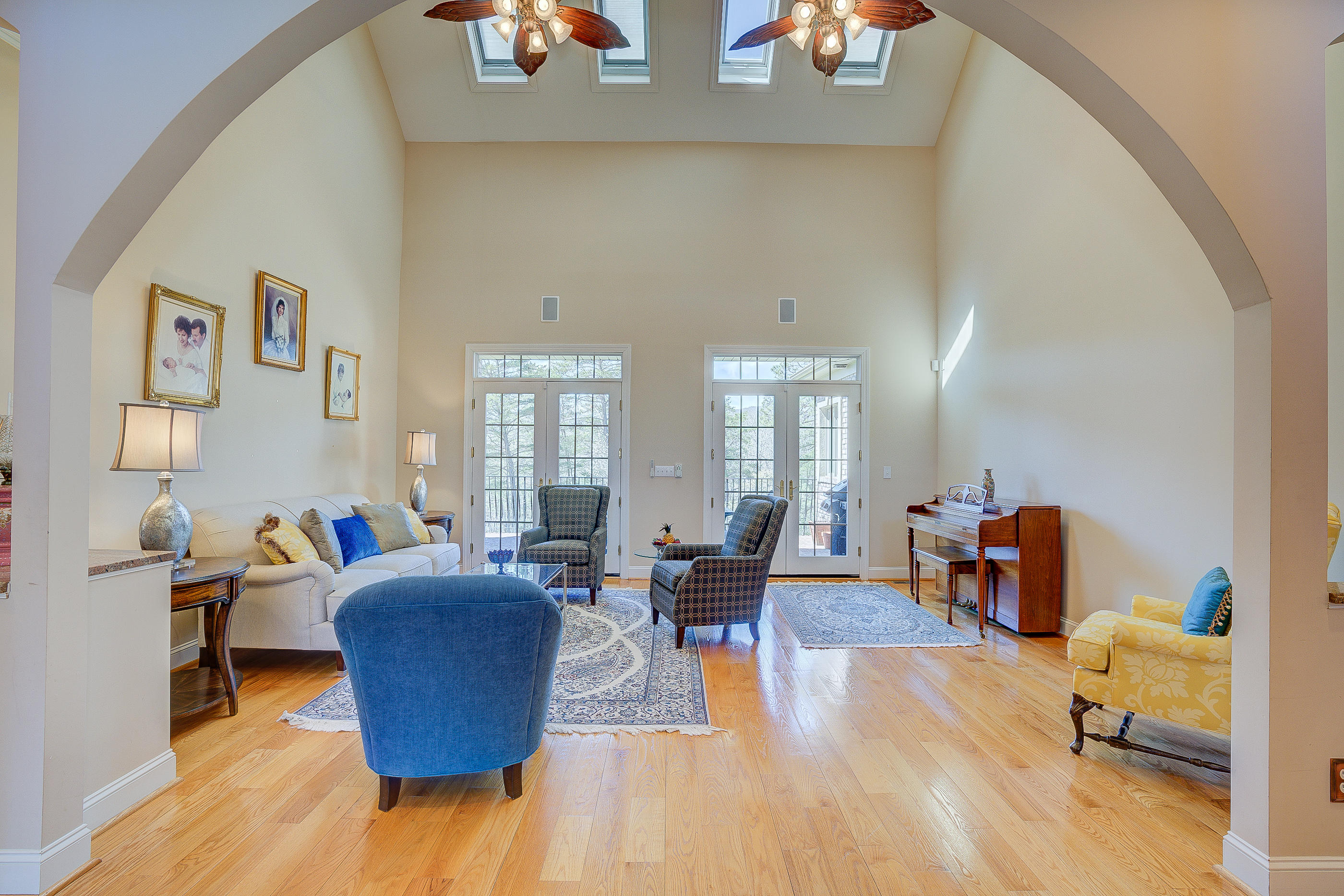 2851 New Ridge Road Elliston, VA 24087 - Photo 33 of 58 a living room with furniture and wooden floor