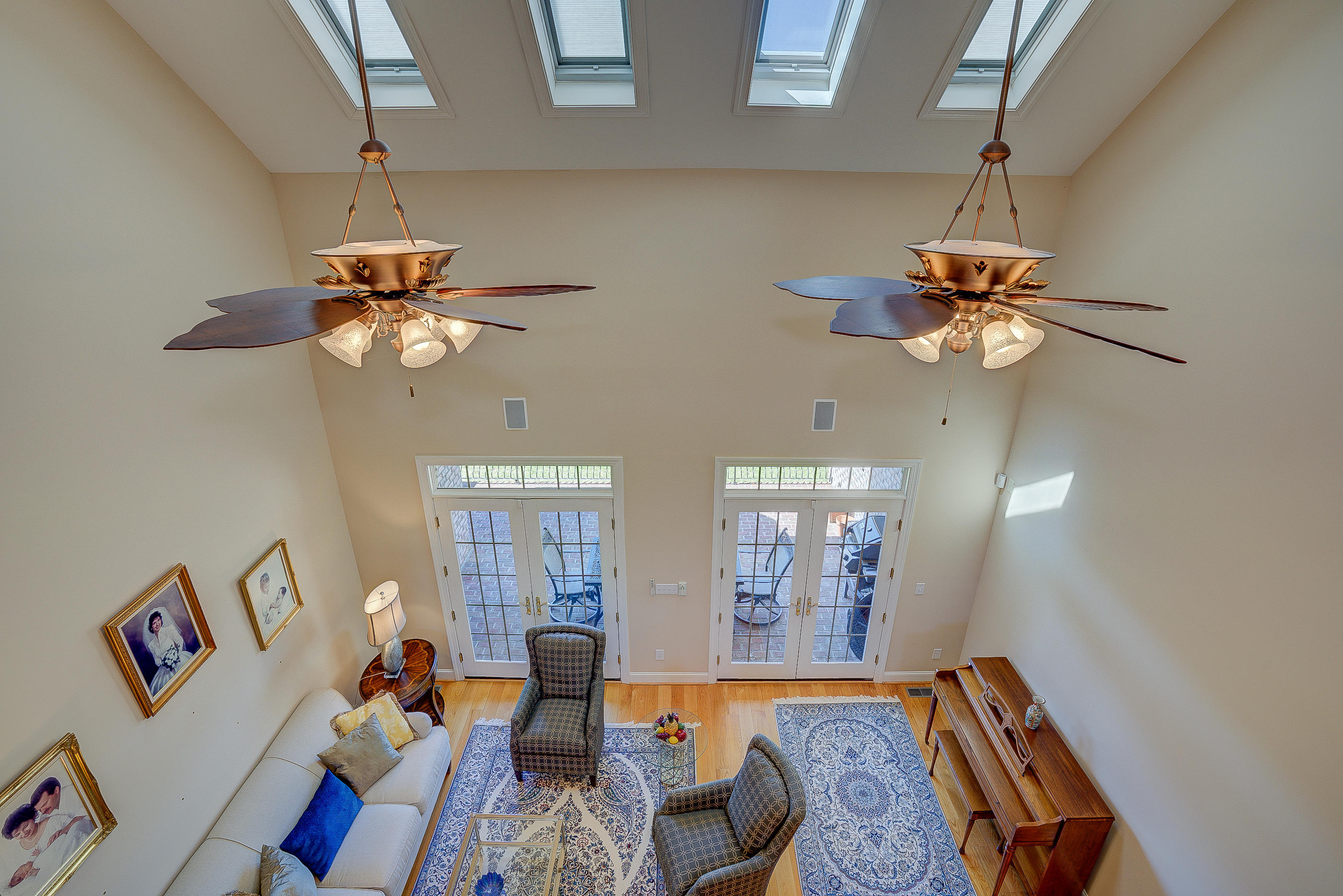 2851 New Ridge Road Elliston, VA 24087 - Photo 35 of 58 a living room with furniture and a chandelier