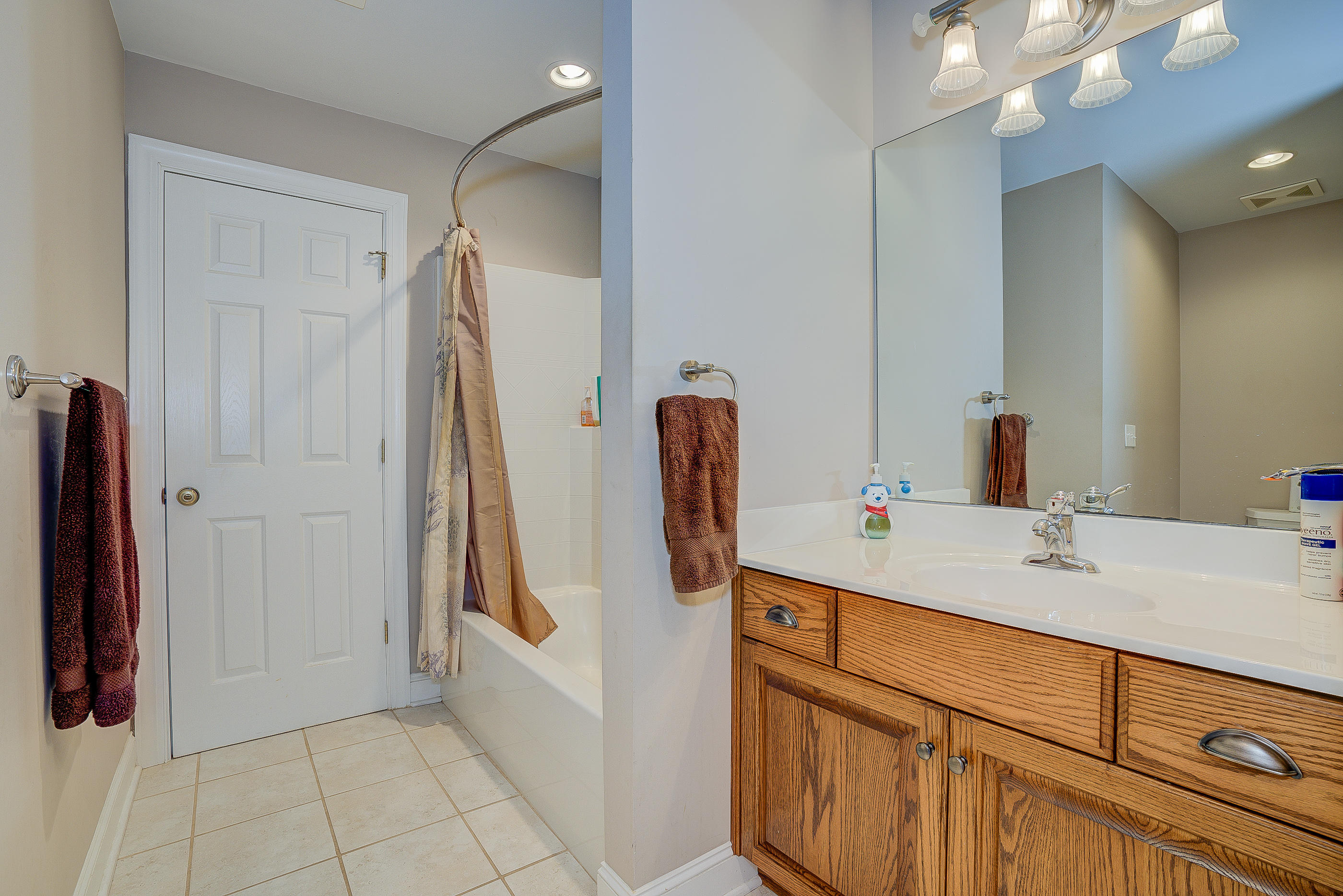 2851 New Ridge Road Elliston, VA 24087 - Photo 40 of 58 a bathroom with a sink vanity and mirror