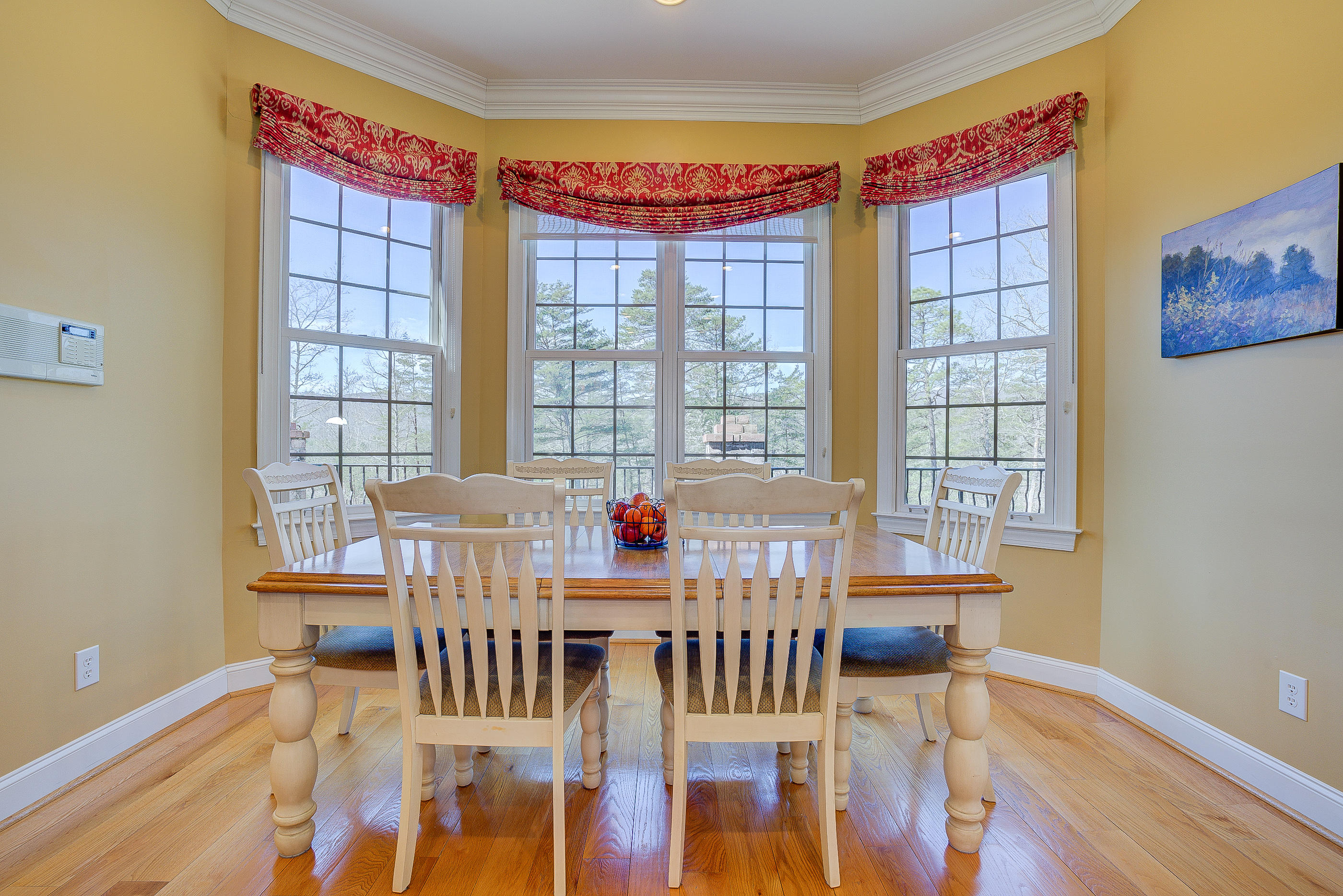 2851 New Ridge Road Elliston, VA 24087 - Photo 7 of 58 a view of a dining room with furniture window and outside view