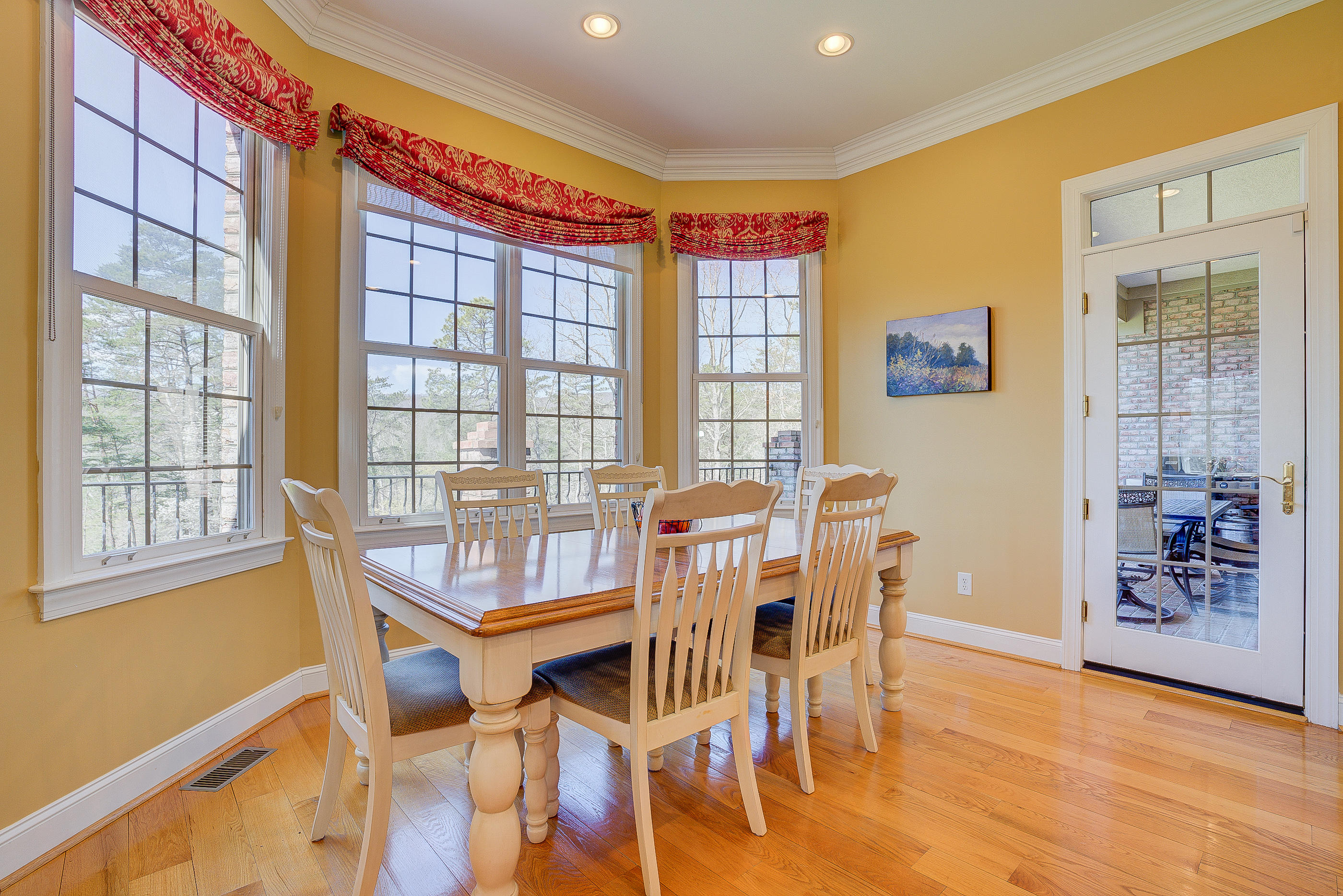 2851 New Ridge Road Elliston, VA 24087 - Photo 8 of 58 a view of a dining room with furniture and window