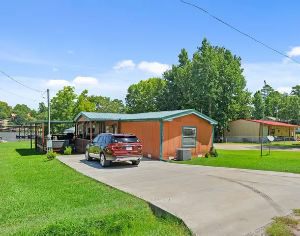 a front view of house with yard