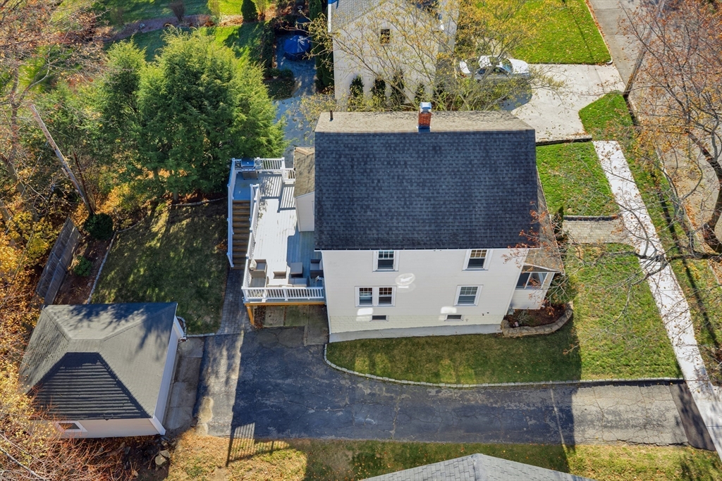 113 Bay State Road Worcester, MA 01606 - Photo 8 of 34 an aerial view of a house with a yard
