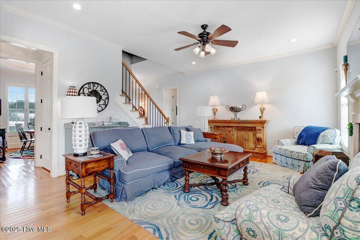 6886 Williams Place Sims, NC 27880 - Photo 10 of 31 Living Room with hardwoods .