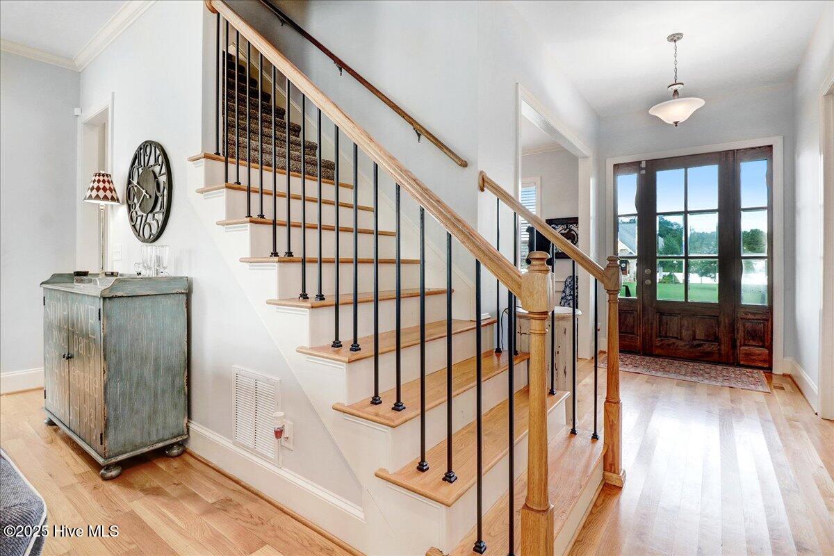 6886 Williams Place Sims, NC 27880 - Photo 6 of 31 Beautiful hardwood flooring in foyer entry