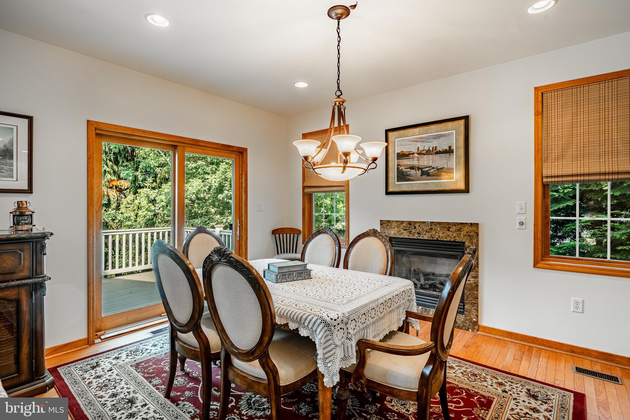 2 River Road Philadelphia, PA 19128 - Photo 13 of 46 a view of a dining room with furniture window and outside view
