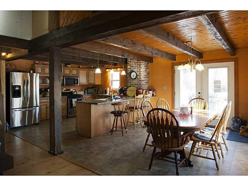 197 Parkman Road Garland, ME 04939 - Photo 8 of 34 Kitchen. Post and beam construction...