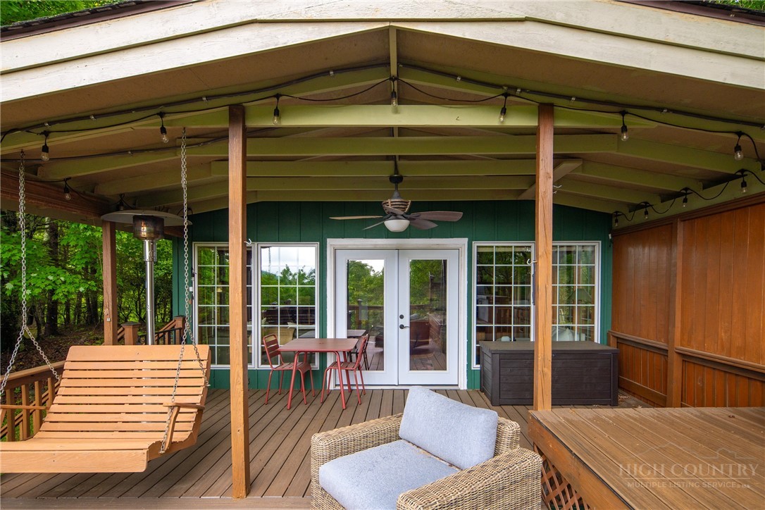 280 Chinkapin Ridge Road Seven Devils, NC 28604 - Photo 21 of 40 a balcony view with a seating space