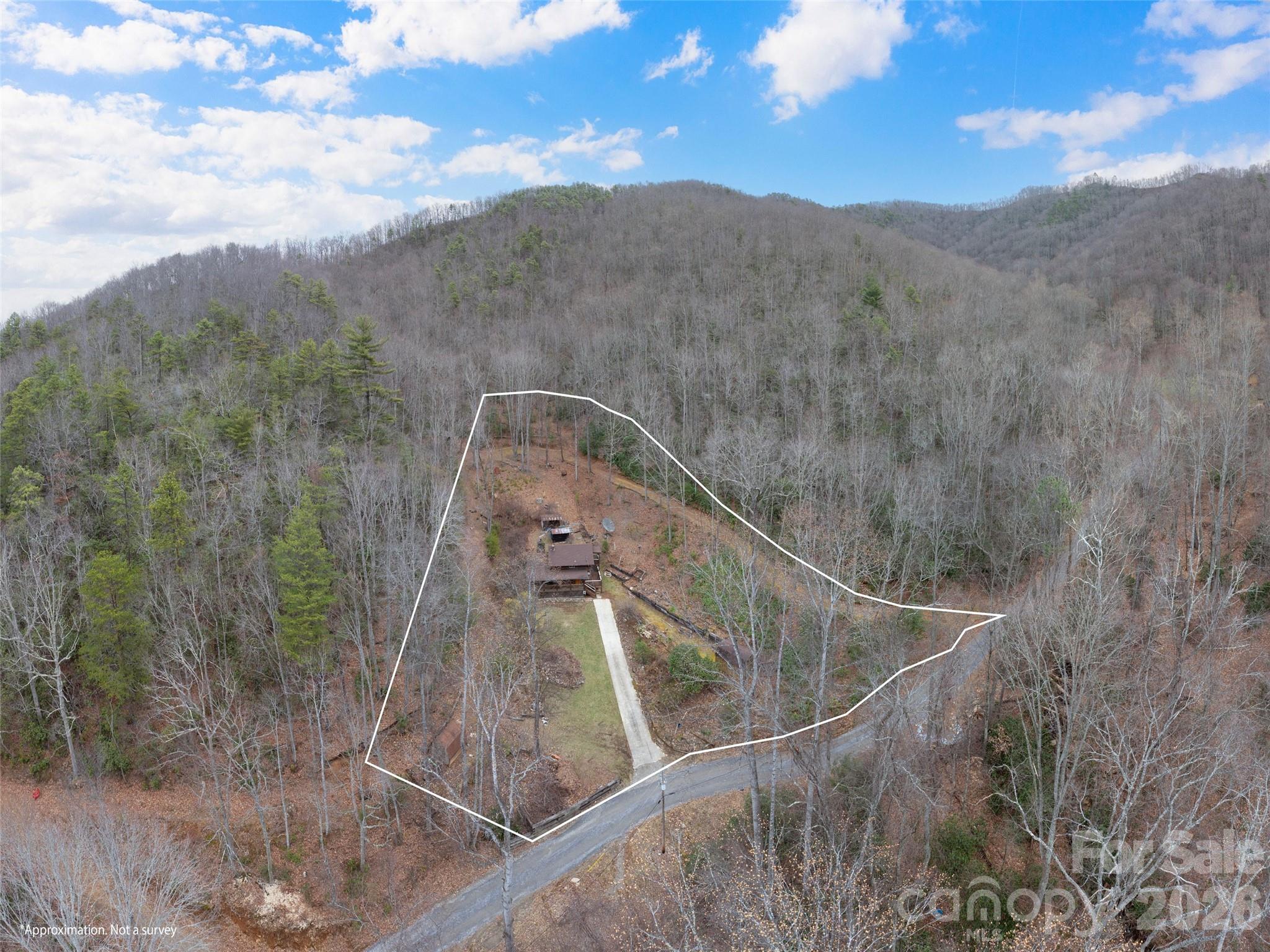 775 Chambers Cove Road Canton, NC 28716 - Photo 28 of 28 a view of a balcony with a forest