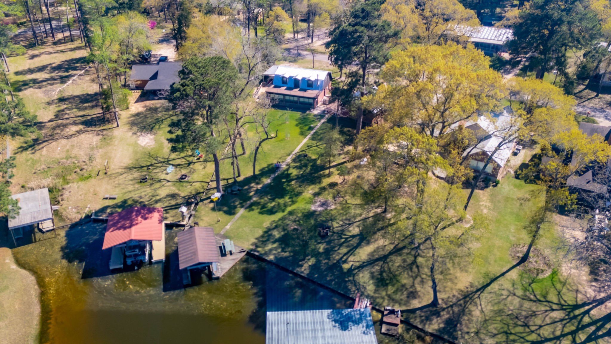 160 Dailey Road Crockett, TX 75835 - Photo 40 of 40 Lakefront Aerial View