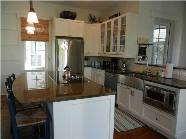 13 Chelsea Loop Road Santa Rosa Beach, FL 32459 - Photo 19 of 19 a kitchen with kitchen island granite countertop a stove and a sink