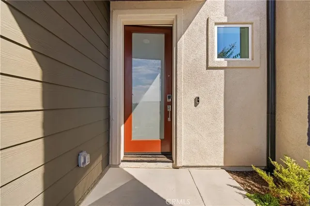 a view of front door