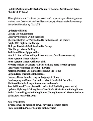 $409,900 | 4613 Cleome Drive, Plainfield, IN 46168