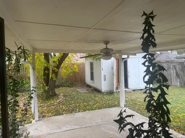 a view of a water heater room