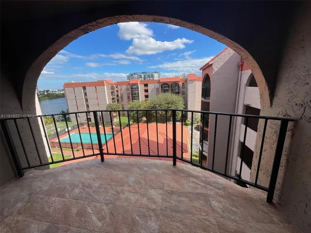 a view of a city with tall buildings