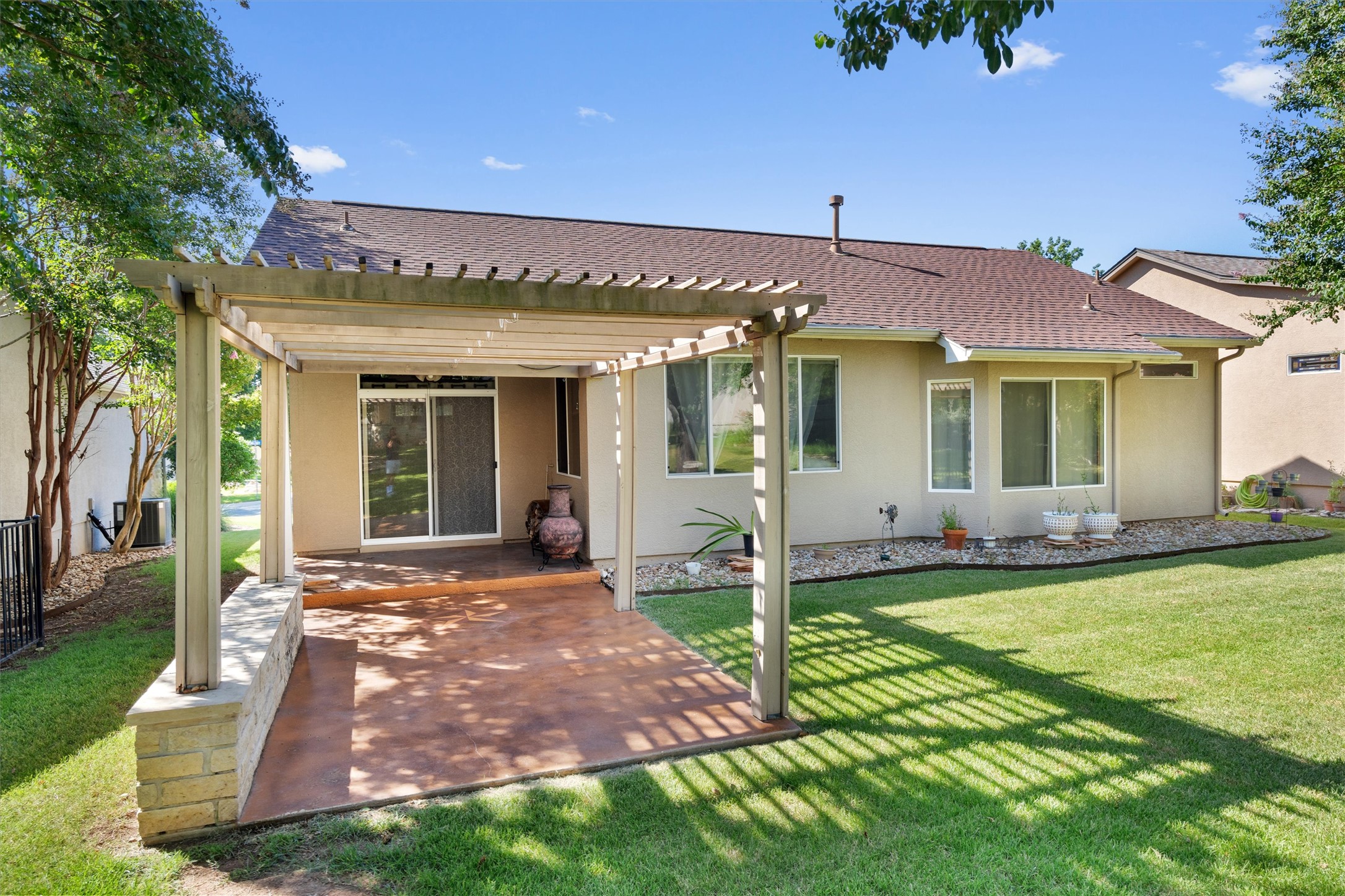 272 Red Poppy Trail Georgetown, TX 78633 - Photo 25 of 29 a front view of a house with a yard