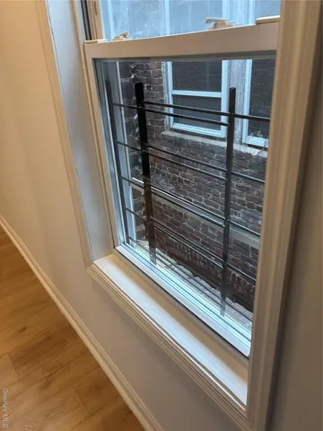 a close view of fireplace