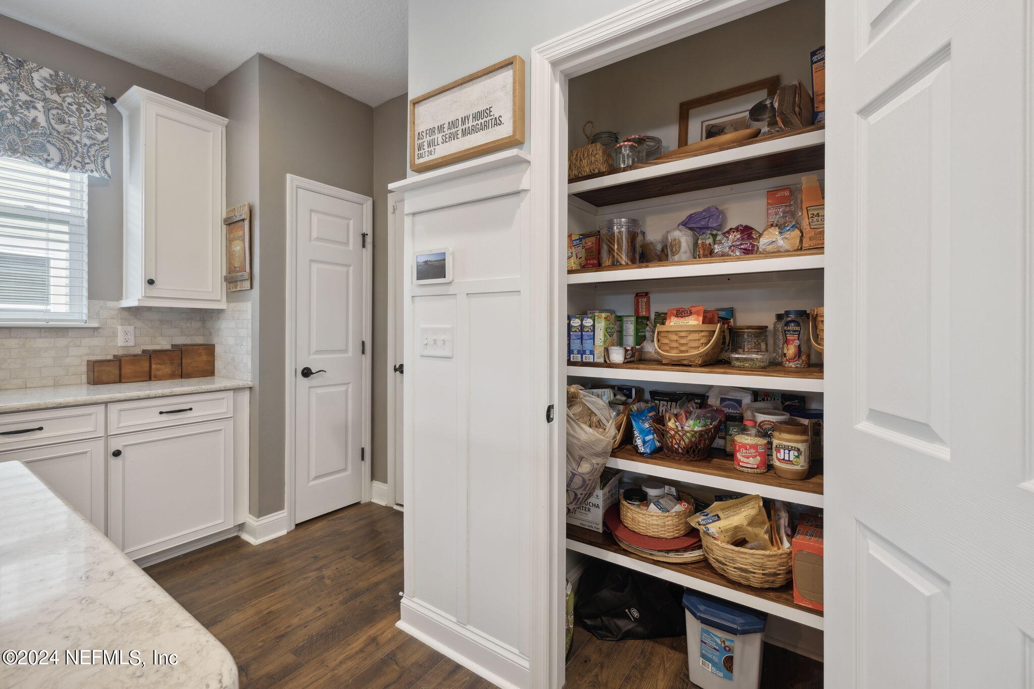 180 Tarklin Road St. Johns, FL 32259 - Photo 19 of 87 Pantry Closet w/ Wood Shelving