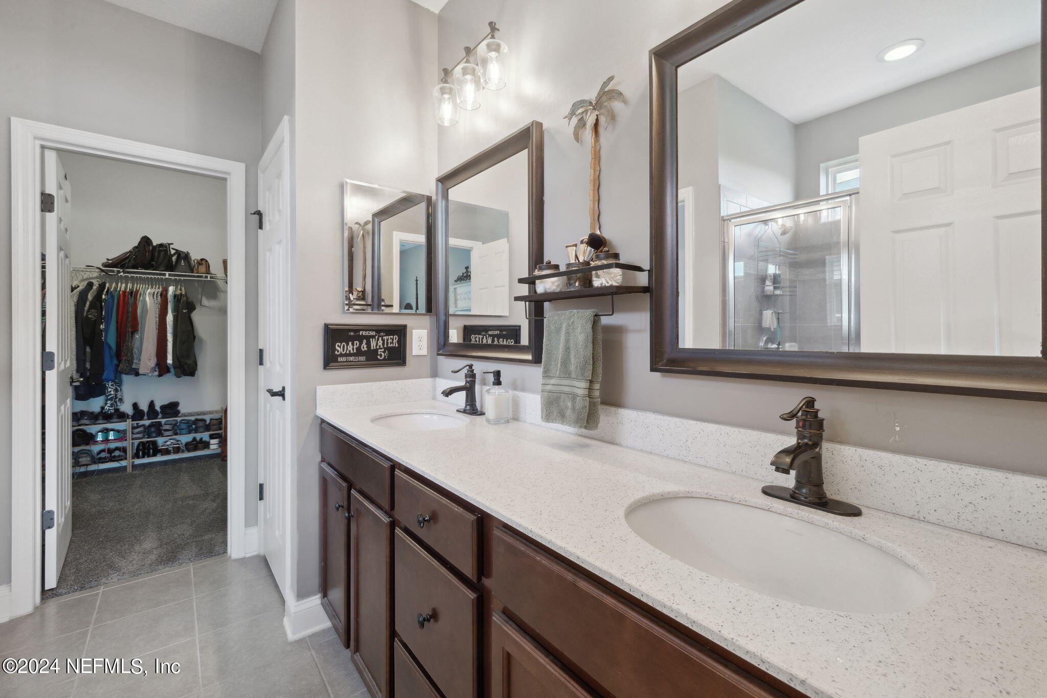 180 Tarklin Road St. Johns, FL 32259 - Photo 30 of 87 Owner's Bath w/ Dual Vanities