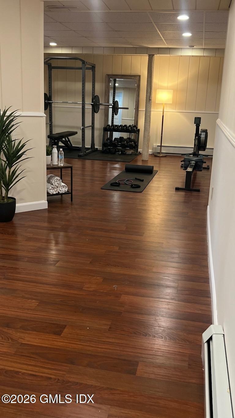 45 Sound Beach Ave Extension Riverside, CT 06878 - Photo 6 of 11 a view of a room with gym equipment