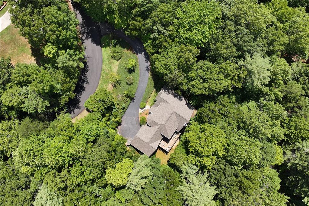 276 Zeppelin Strasse Helen, GA 30545 - Photo 46 of 60 an aerial view of a house with a yard