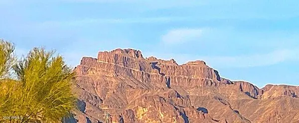 a view of a large building with a tree in the background