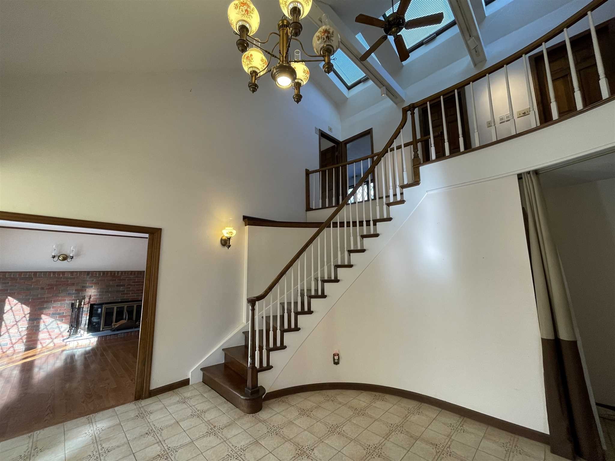 50 Allen Road Salt Point, NY 12578 - Photo 10 of 38 a view of staircase with railing and pendant lights