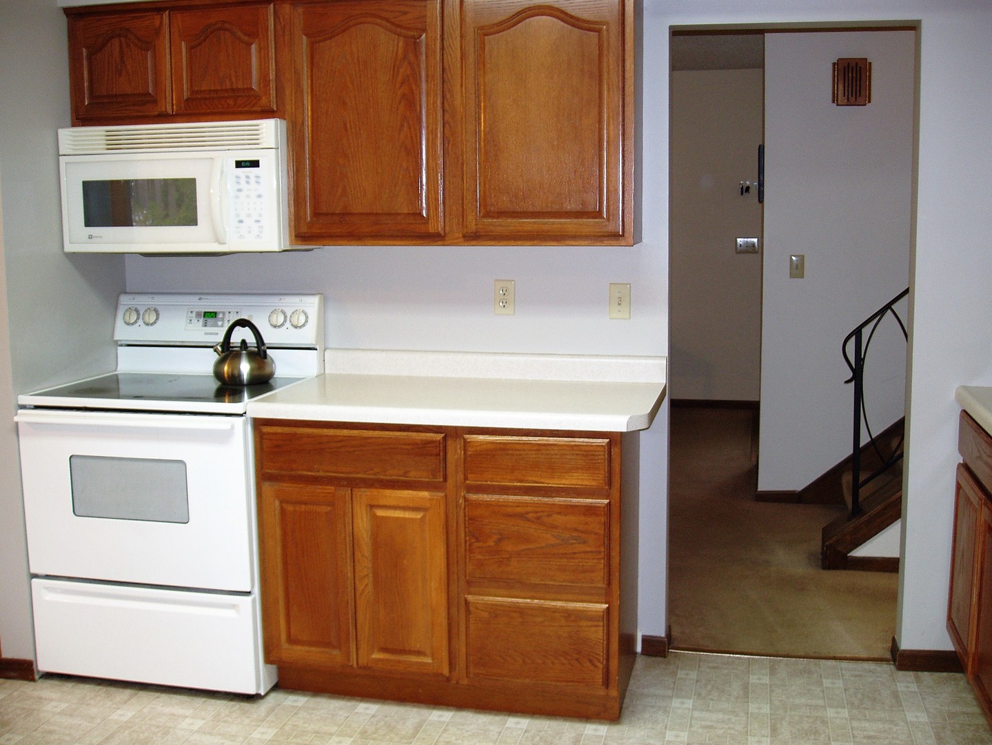 1102 Normal Road DeKalb, IL 60115 - Photo 7 of 22 a kitchen with a sink and a microwave