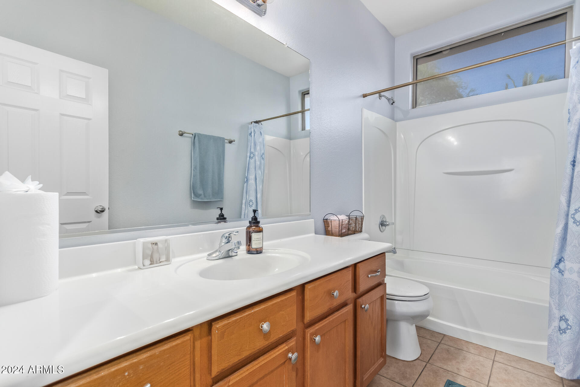 18750 East Ryan Road Queen Creek, AZ 85142 - Photo 26 of 36 a bathroom with a sink a toilet and shower
