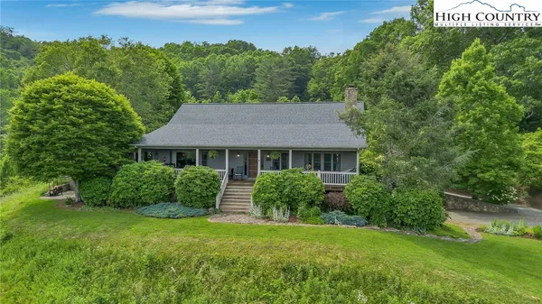 a aerial view of a house