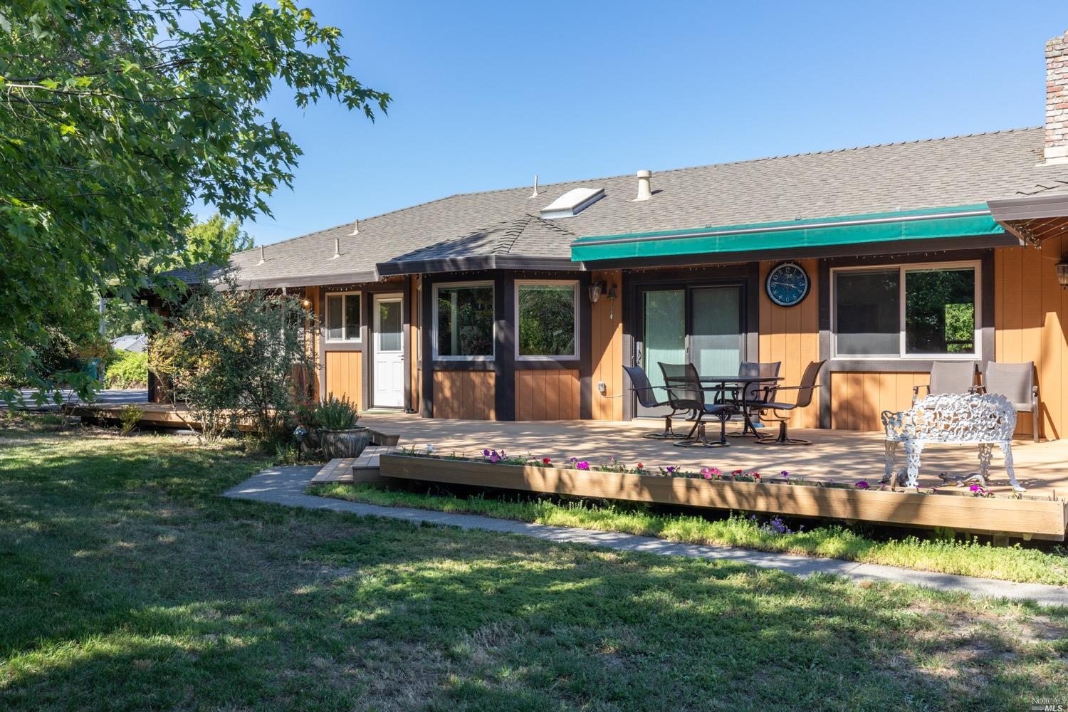 4420 Daywalt Road Sebastopol, CA 95472 - Photo 1 of 1 a view of a house with backyard porch and sitting area
