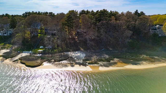a view of a backyard of a house