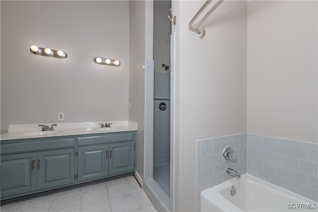 13817 Laurel Spring Road Chester, VA 23831 - Photo 23 of 40 Owner suite Bathroom with tile patterned flooring,