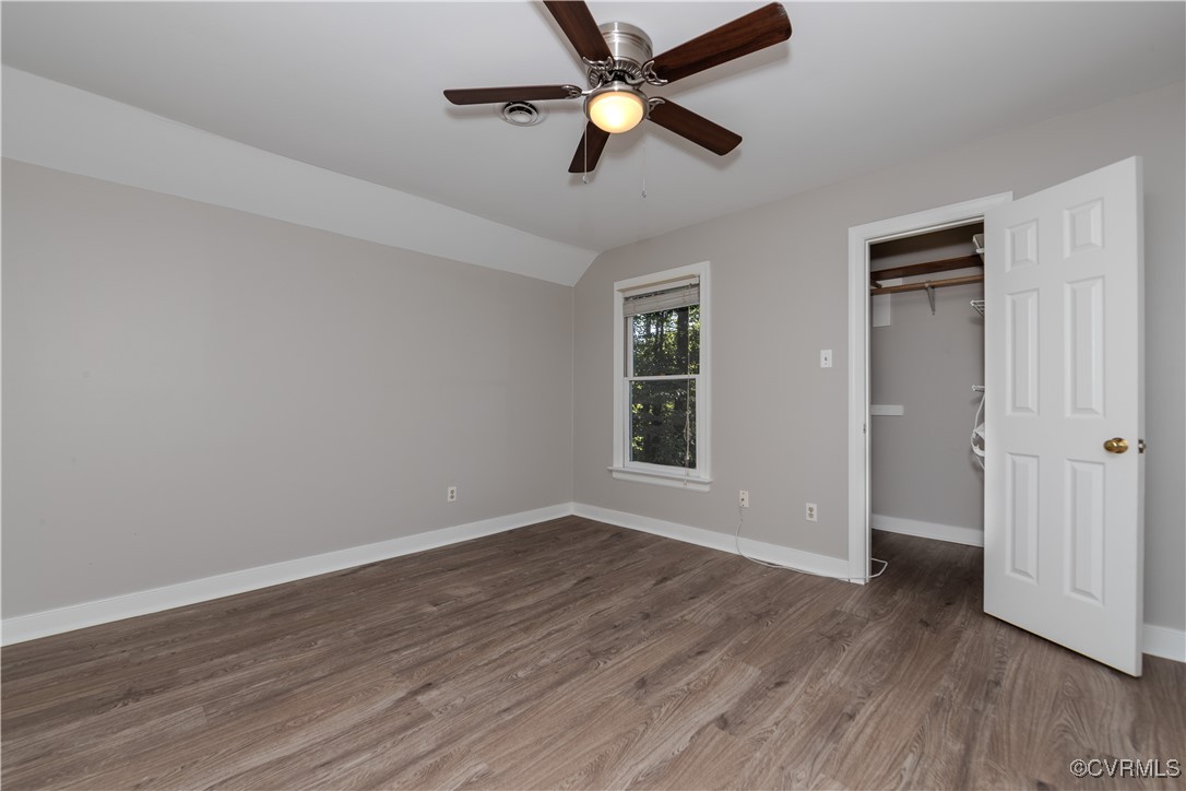 13817 Laurel Spring Road Chester, VA 23831 - Photo 30 of 40 Bedroom with ceiling fan, hardwood / wood-style fl