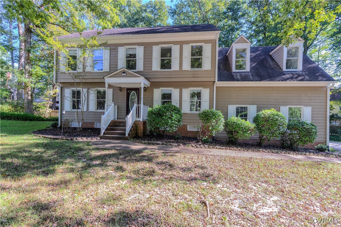 13817 Laurel Spring Road Chester, VA 23831 - Photo 34 of 40 Colonial inspired home featuring a front yard