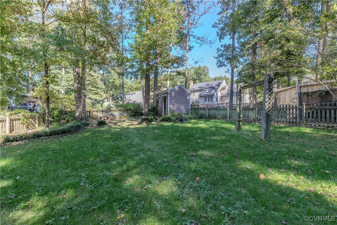 13817 Laurel Spring Road Chester, VA 23831 - Photo 37 of 40 View of yard