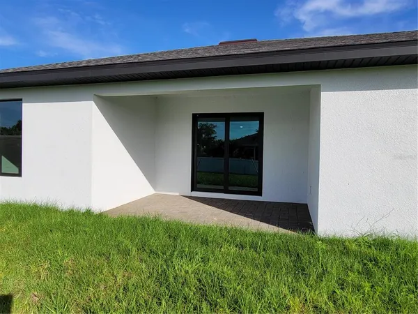 a view of front door