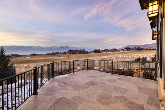 707 Chimney Rock Road, Unit 247 Heber City, UT 84032 - Photo 40 of 64 View of patio featuring a mountain view