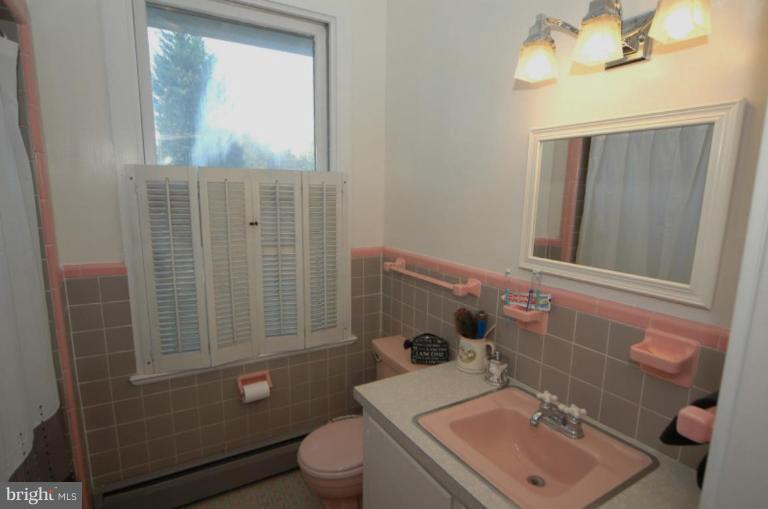 113 Morven Park Road Northwest Leesburg, VA 20176 - Photo 6 of 16 a bathroom with a sink a toilet a mirror and shower