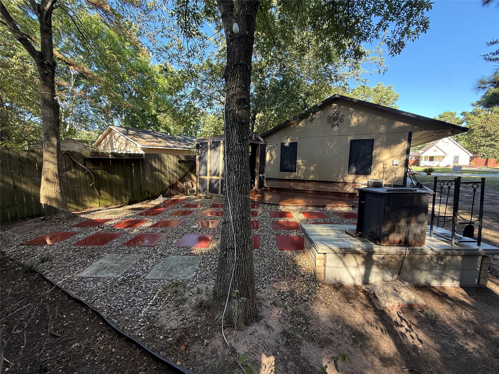 919 Lovett Street Tomball, TX 77375 - Photo 17 of 21 a view of a house with backyard