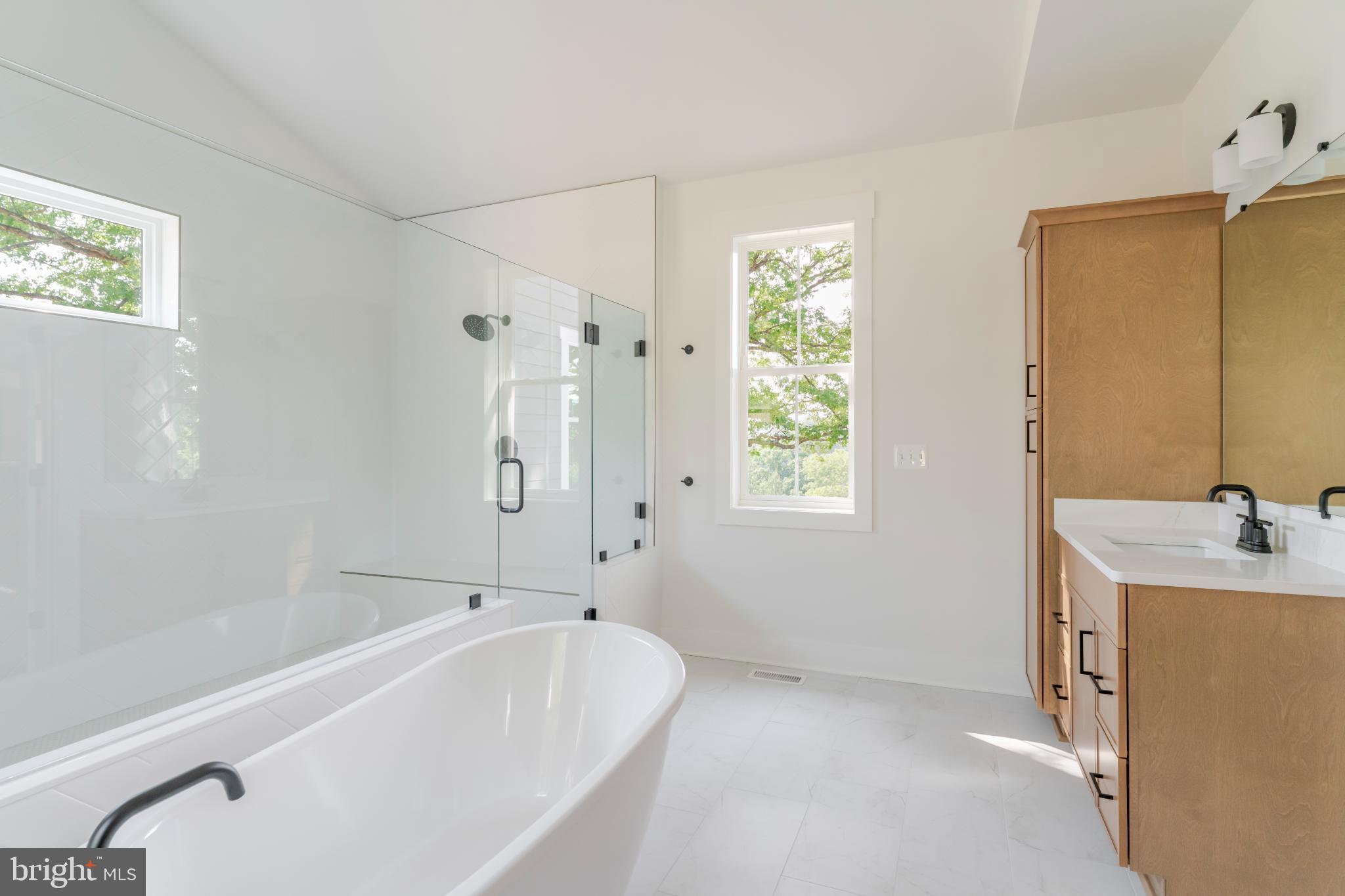 623 Traveller Court Lothian, MD 20711 - Photo 36 of 76 Serene modern bathroom with natural light.